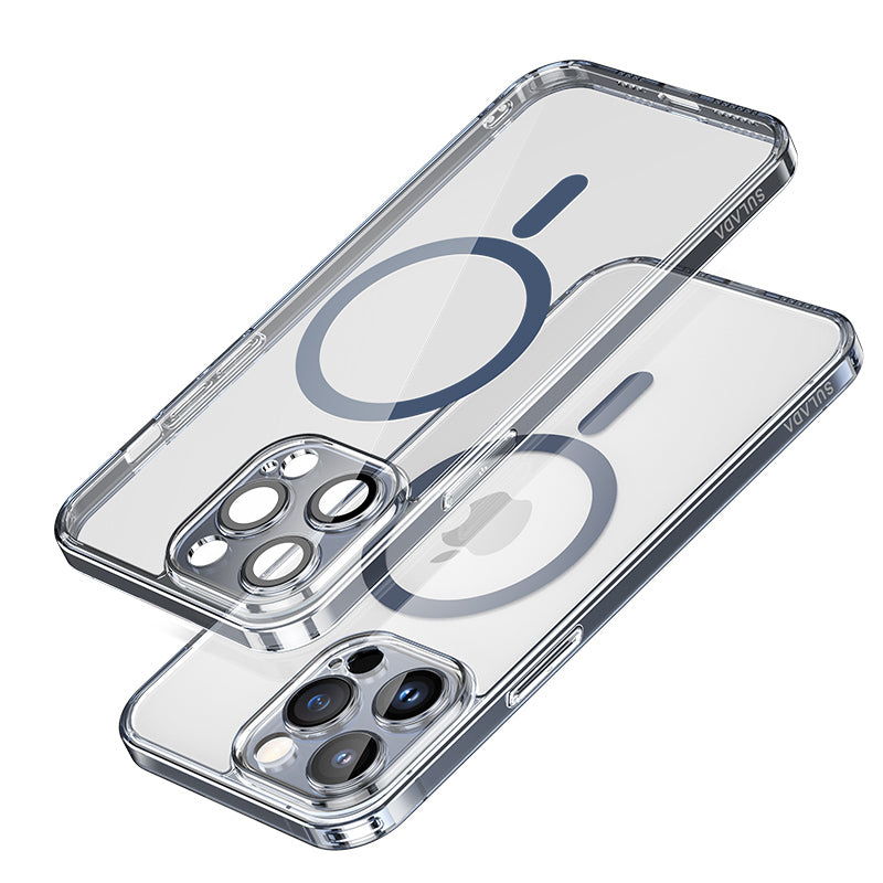 SULADA High-quality Crystal Series for iPhone 15 Pro Max TPU PC Case Compatible with MagSafe Phone Cover with Lens Film SULADA High-quality Crystal Series for iPhone 15 Pro Max TPU PC Case Compatible with MagSafe Phone Cover with Lens Film